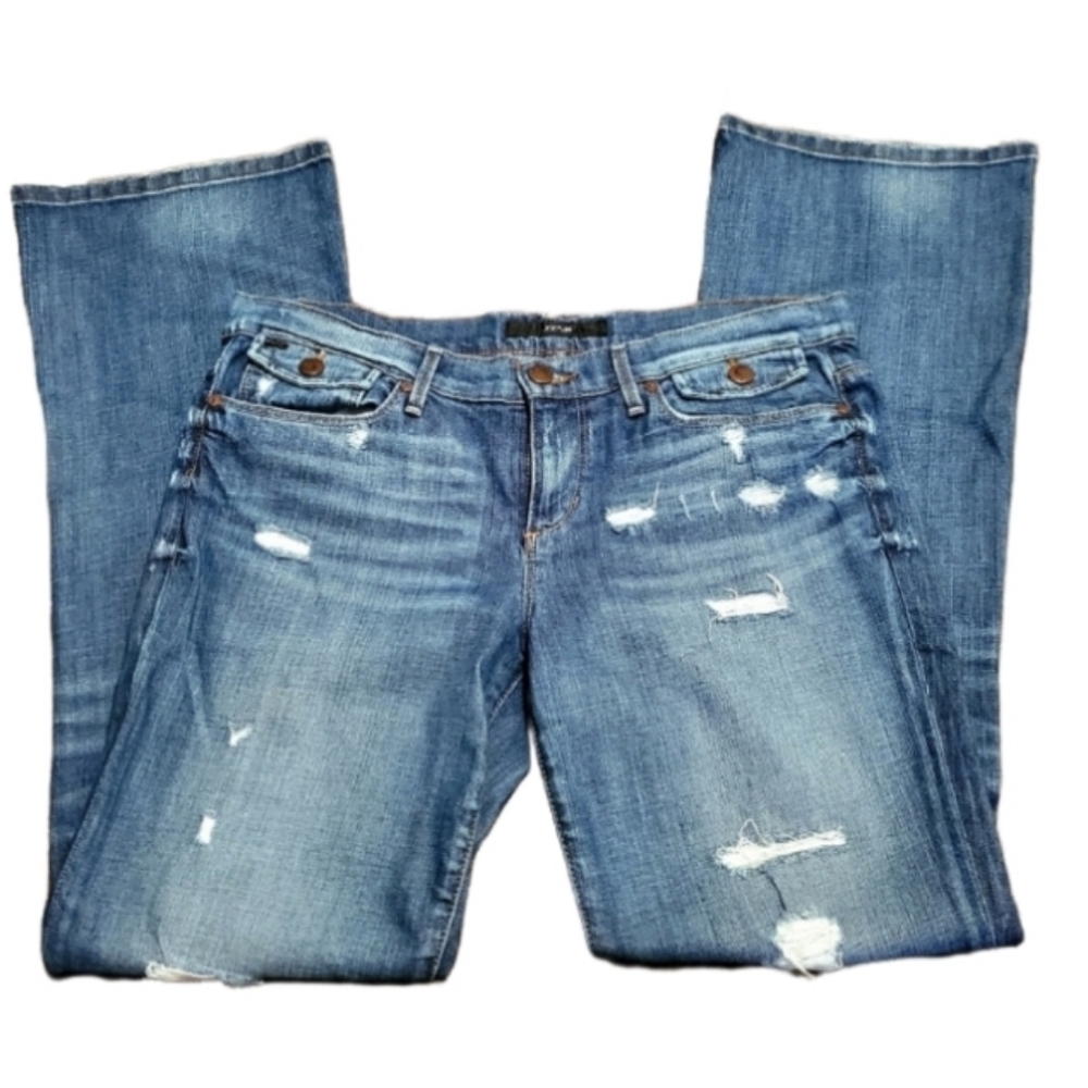 Joe's Fit Provacateur Distressed Blue Jeans  W 29